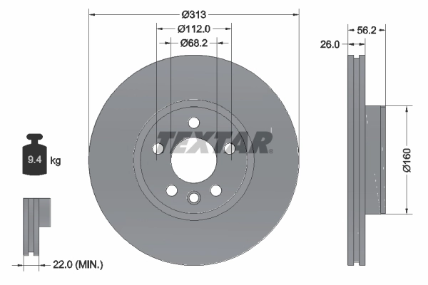 Brake Disc PRO 92109903