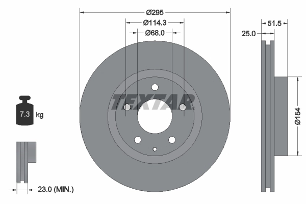 Brake Disc PRO 92267603