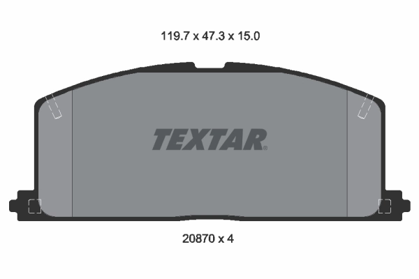 Brake Pad Set, disc brake 2087001