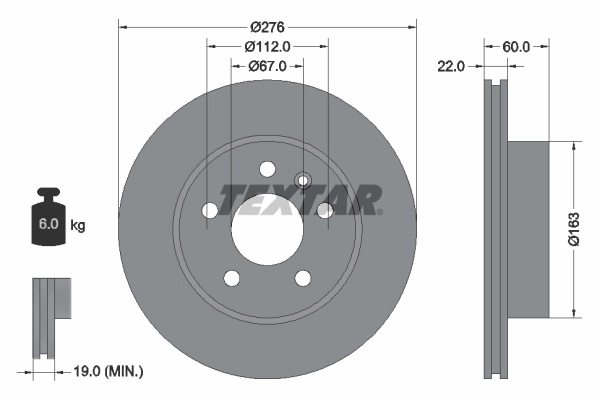Brake Disc PRO 92074403