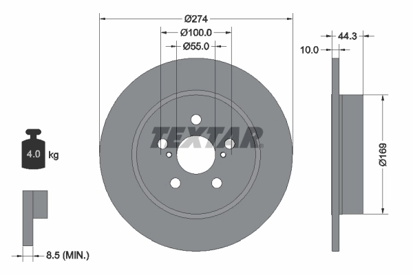 Brake Disc PRO 92333703