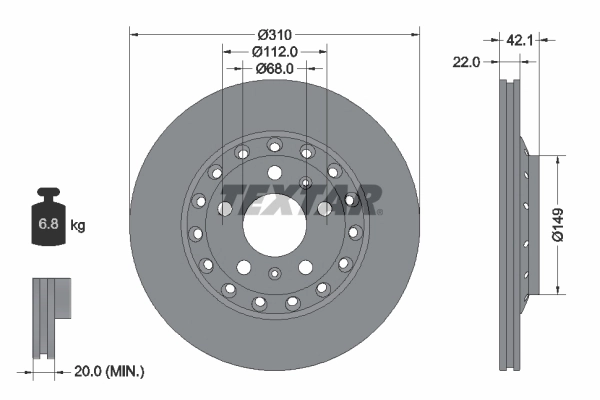 Brake Disc PRO 92152303