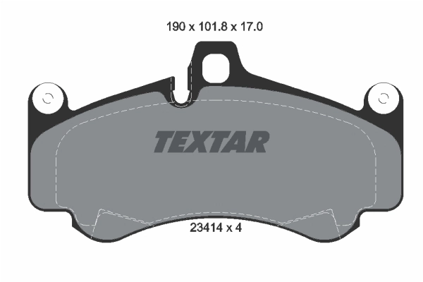 Brake Pad Set, disc brake 2341401