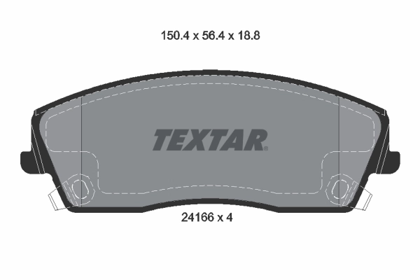 Brake Pad Set, disc brake Q+ 2416601