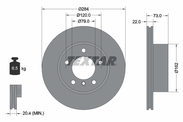Brake Disc PRO 92238403