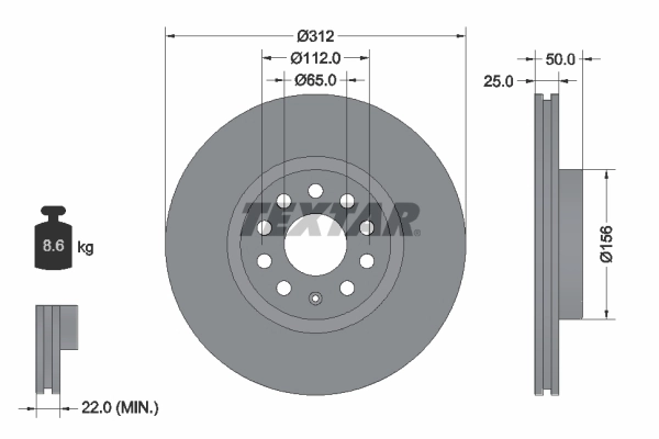 Brake Disc PRO+ 92120505
