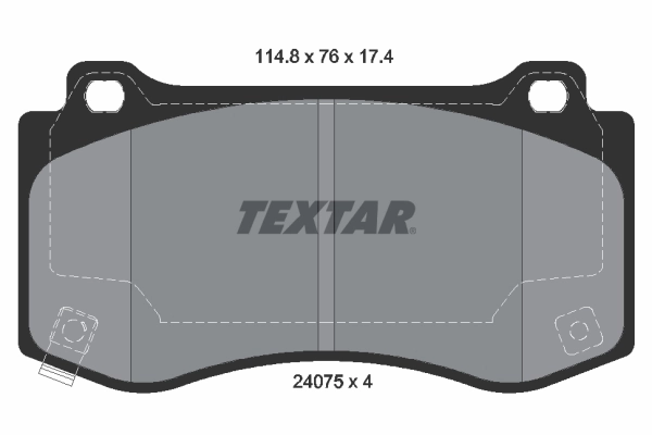 Brake Pad Set, disc brake Q+ 2407501