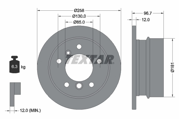 Brake Disc PRO 92137503