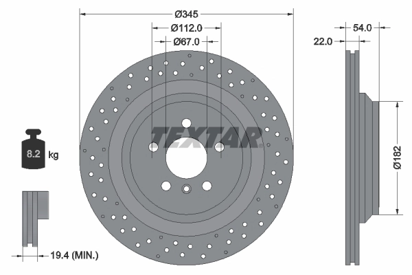 Brake Disc PRO 92283703