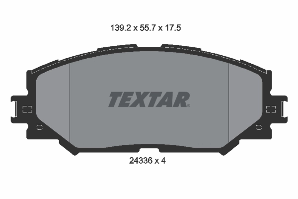 Brake Pad Set, disc brake 2433601