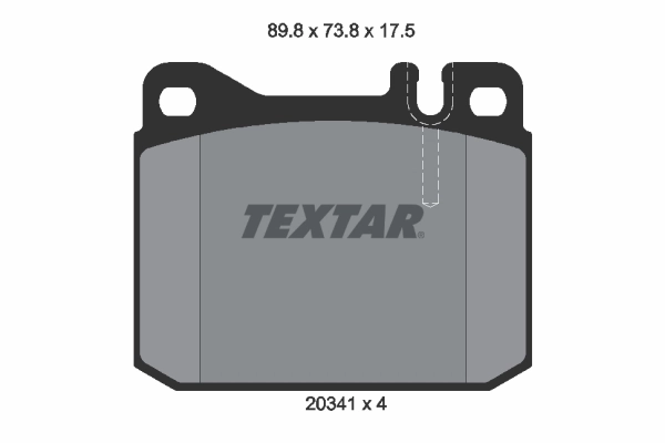 Brake Pad Set, disc brake Q+ 2034110