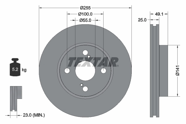 Brake Disc PRO 92125903