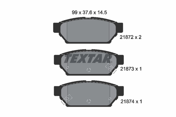 Brake Pad Set, disc brake 2187202