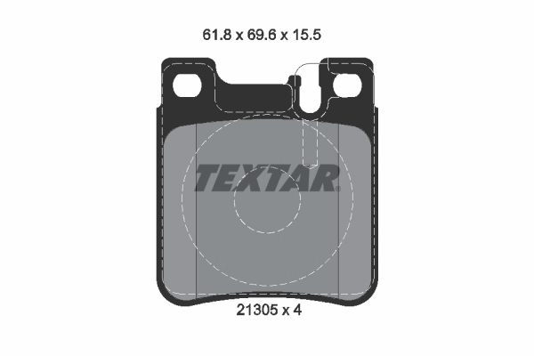 Brake Pad Set, disc brake Q+ 2130501