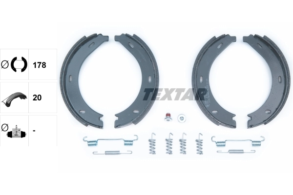 Brake Shoe Set, parking brake 91054600