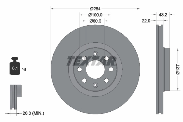 Brake Disc PRO 92145803