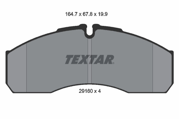 Brake Pad Set, disc brake 2916002