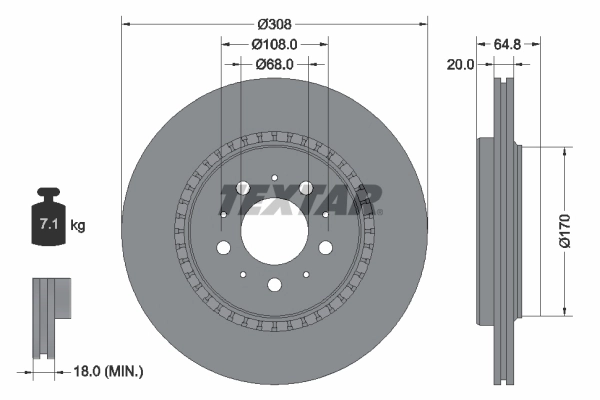 Brake Disc PRO 92126803