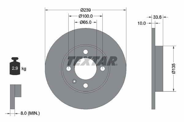 Brake Disc PRO 92071903