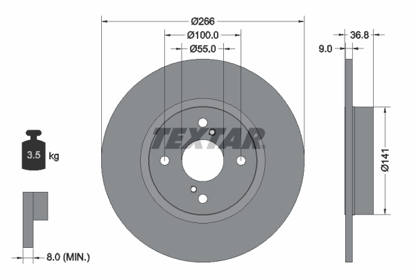 Brake Disc PRO 92169203