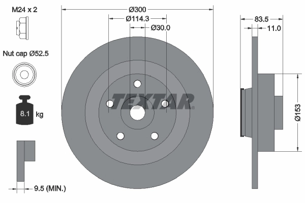 Brake Disc PRO 92233103