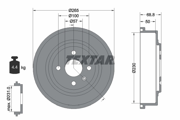 Brake Drum 94031500