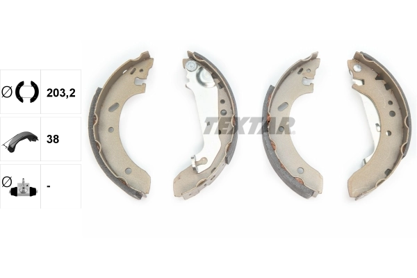 Brake Shoe Set 91048900
