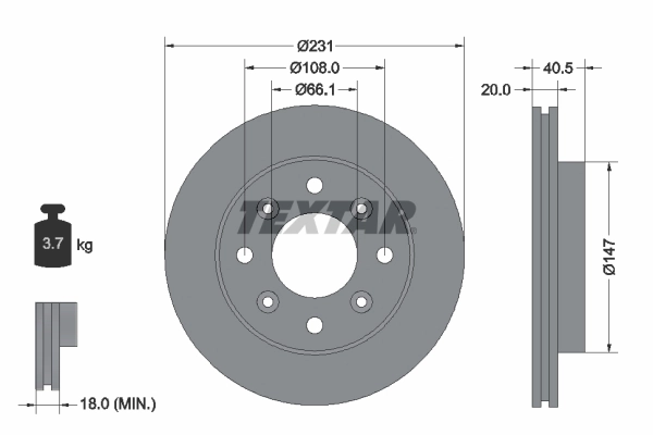 Brake Disc 92158900
