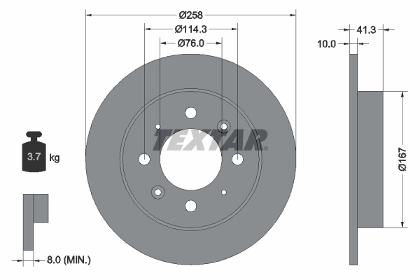 Brake Disc PRO 92134303