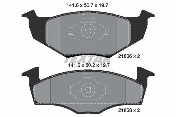 Brake Pad Set, disc brake Q+ 2186603