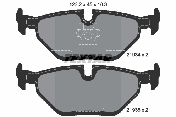 Brake Pad Set, disc brake Q+ 2193404