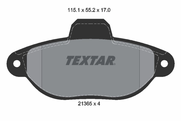 Brake Pad Set, disc brake Q+ 2136502