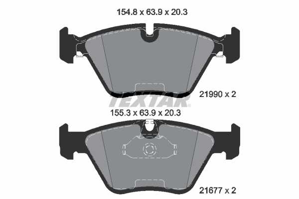 Brake Pad Set, disc brake Q+ 2199003