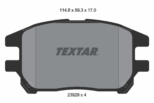 Brake Pad Set, disc brake 2392901