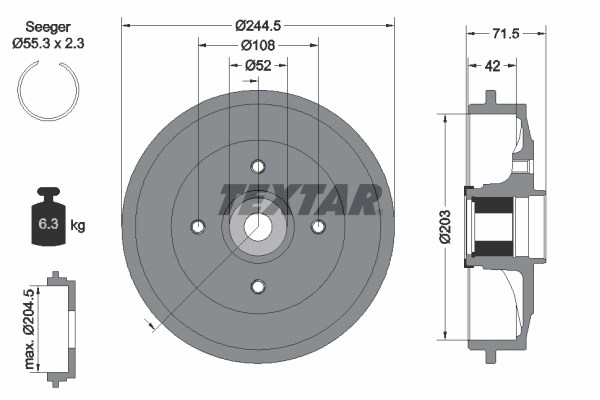 Brake Drum 94041200