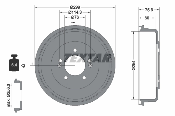 Brake Drum 94047200