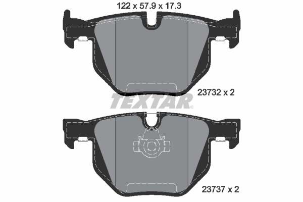 Brake Pad Set, disc brake Q+ 2373201