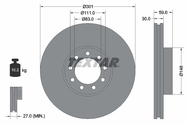 Brake Disc PRO 93177603