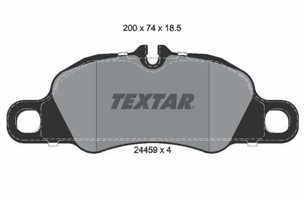 Brake Pad Set, disc brake 2445901