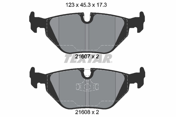 Brake Pad Set, disc brake Q+ 2160702