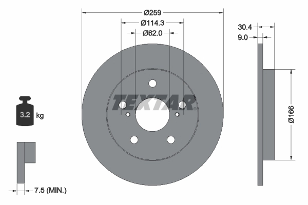 Brake Disc PRO 92164103