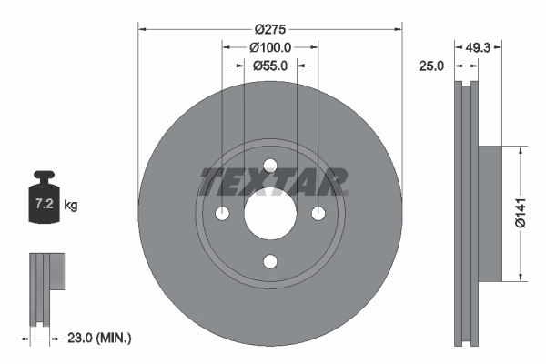 Brake Disc PRO 92180303