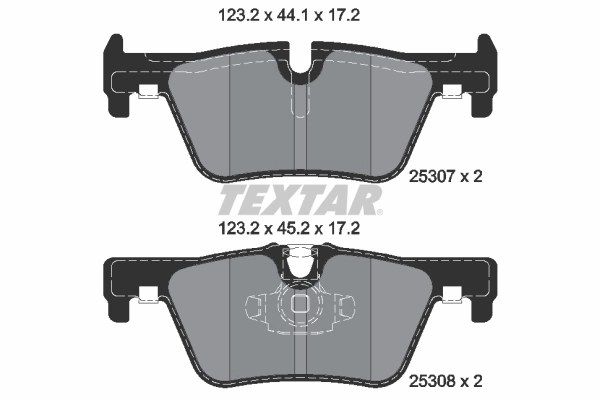 Brake Pad Set, disc brake Q+ 2530701