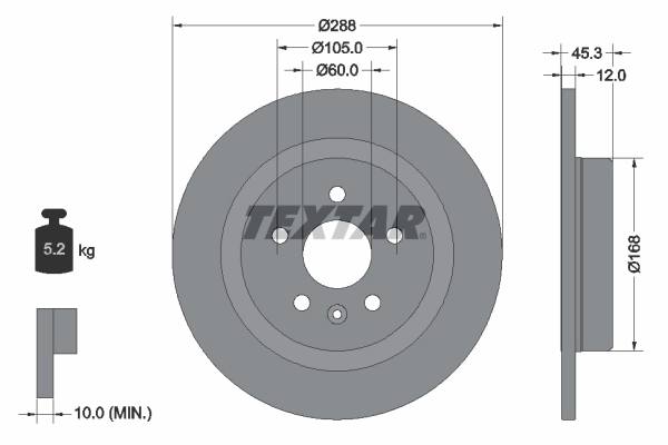 Brake Disc PRO 92275203