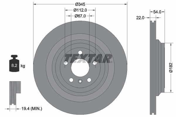 Brake Disc PRO 92284003