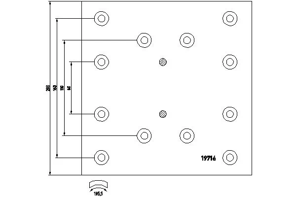 Brake Lining Kit, drum brake 1971601