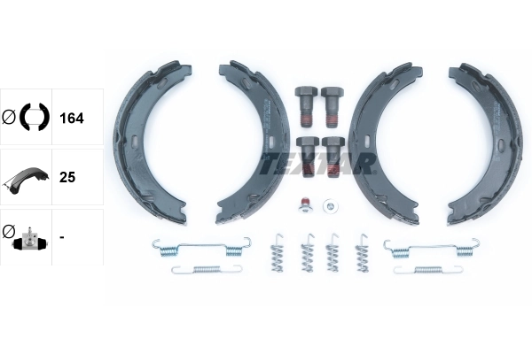 Brake Shoe Set, parking brake 91057200