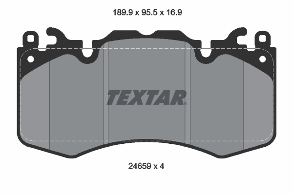 Brake Pad Set, disc brake 2465901