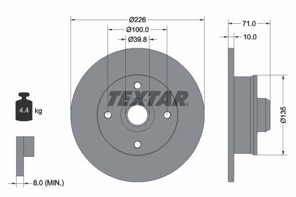 Brake Disc PRO 92041803