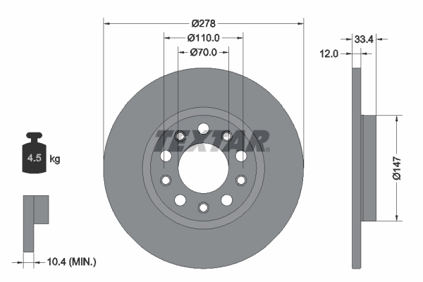 Brake Disc PRO 92326503
